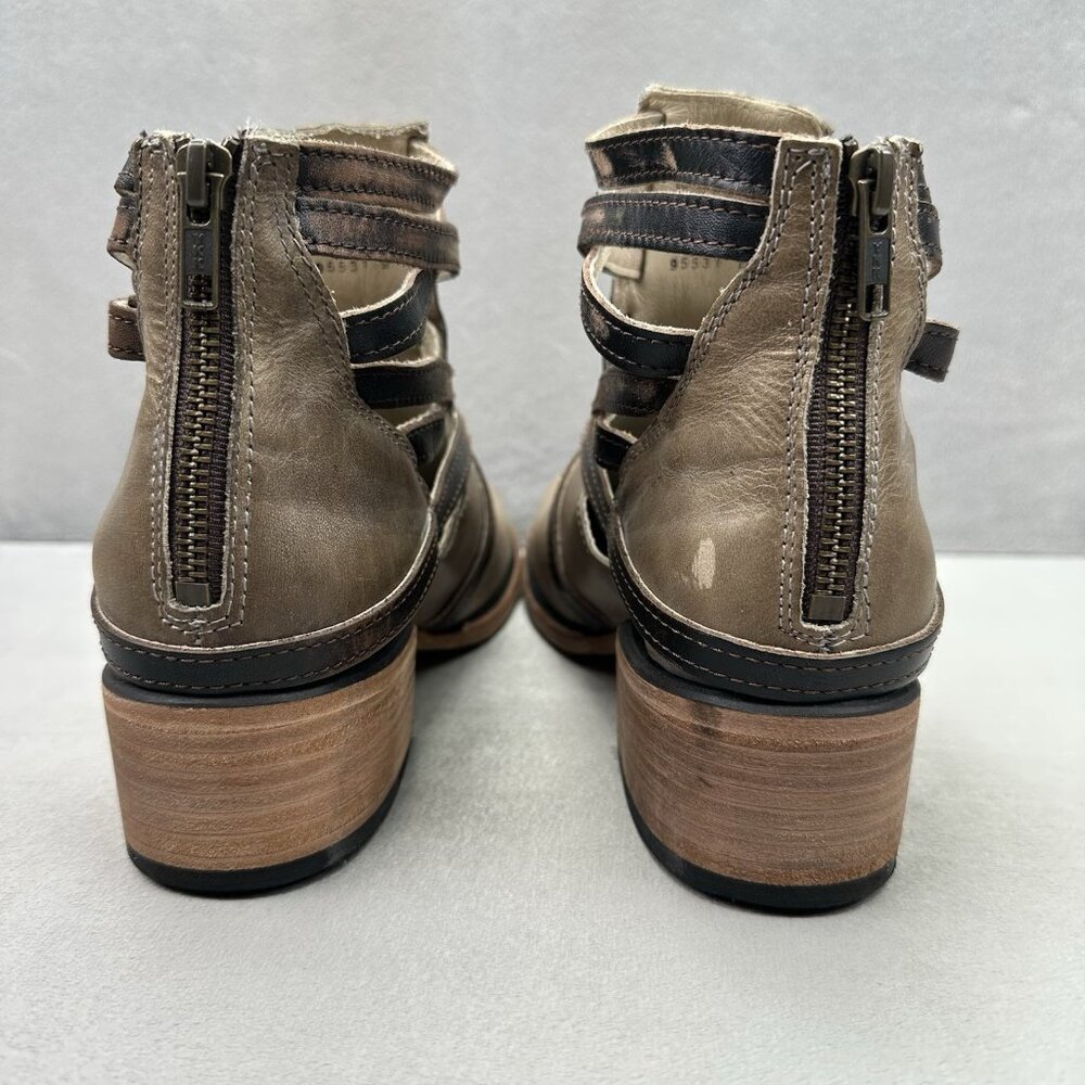 Freebird by Steven Stair Womens Size 9 Caged Summer Boots Distressed Leather - Picture 4 of 8